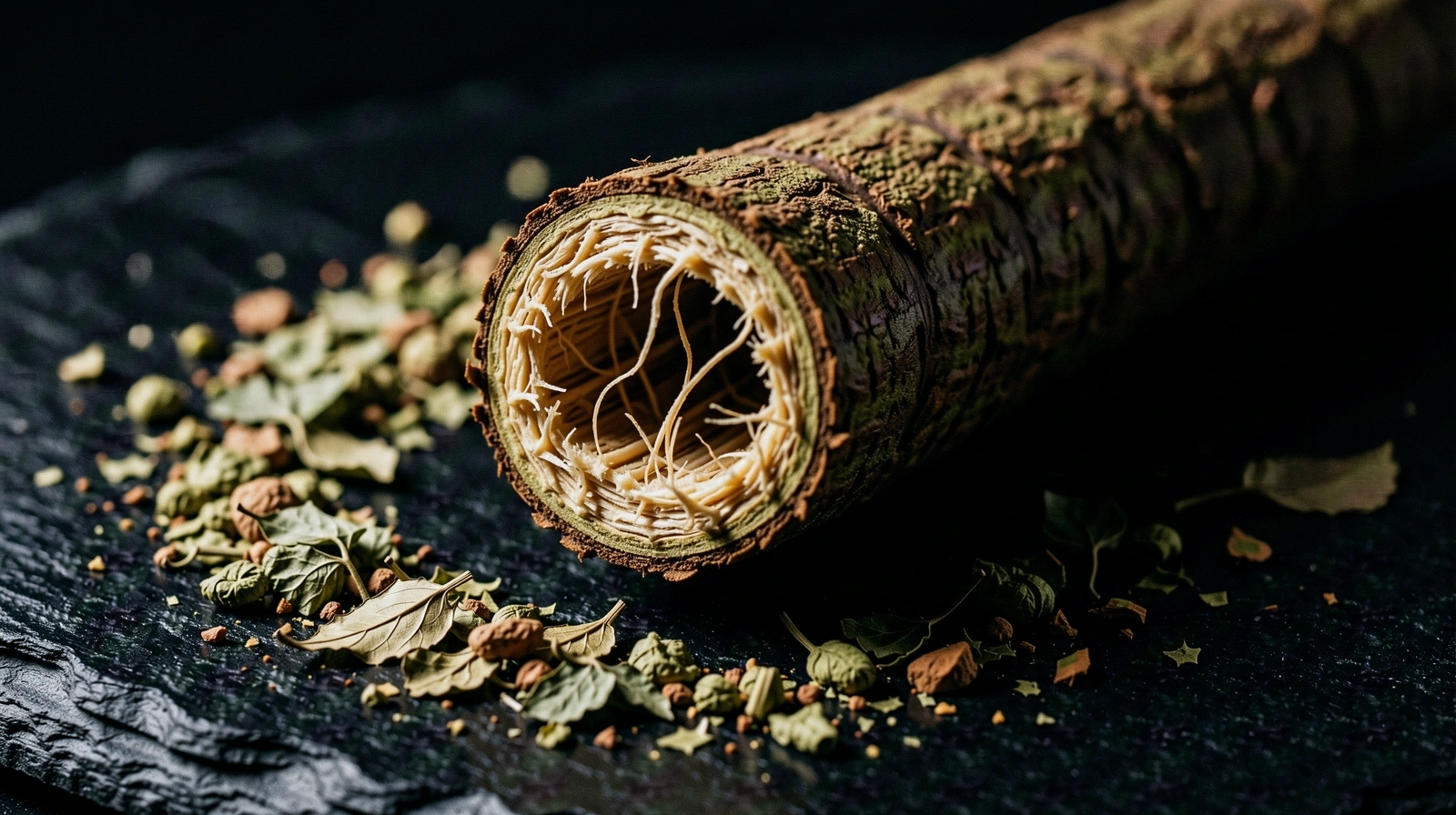 Deep medicinal root texture analysis
